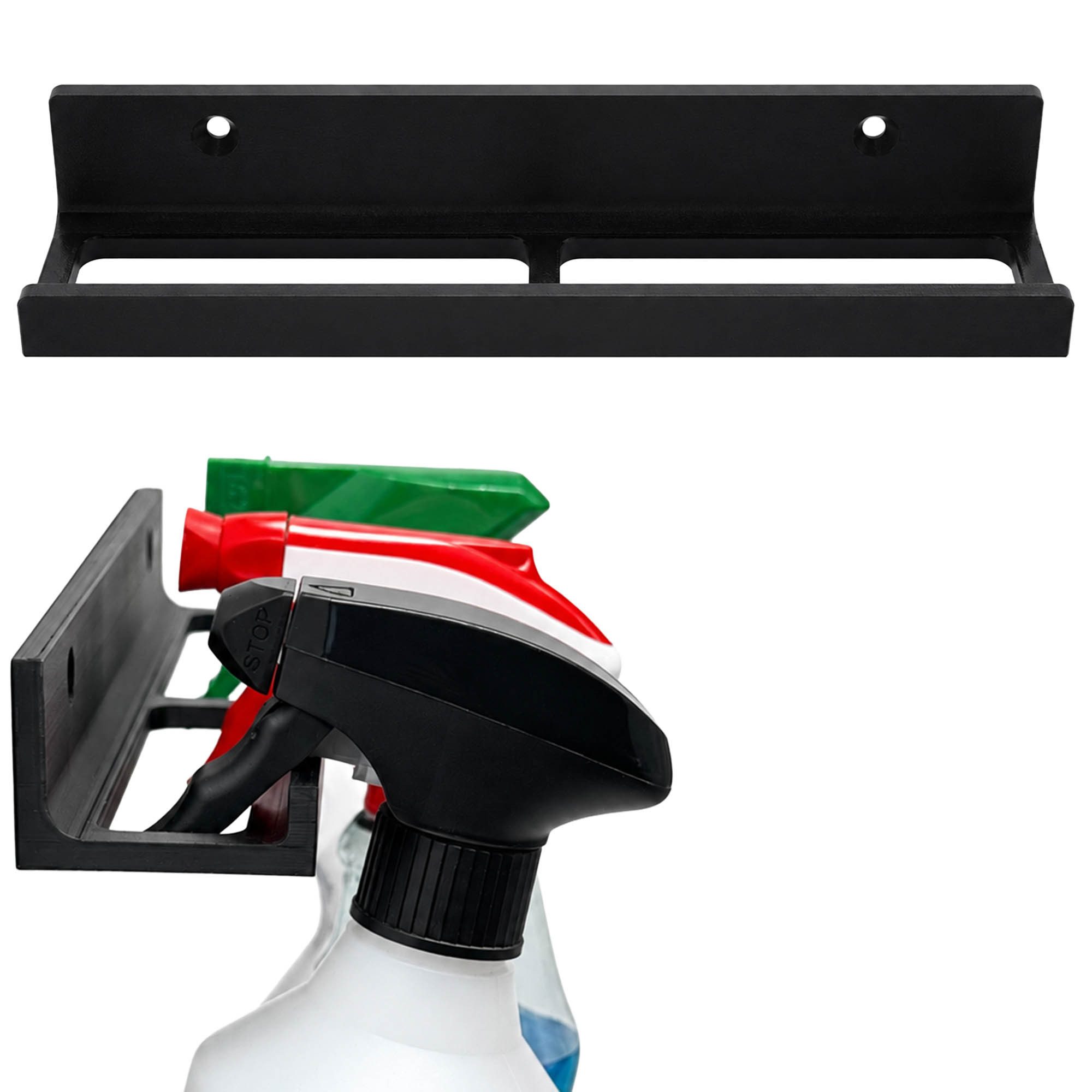 TSB Werk Werkzeughalter Wandhalter für Sprühflaschen Sprayflaschen, Flaschenhalter, Wandhalterung, Halter