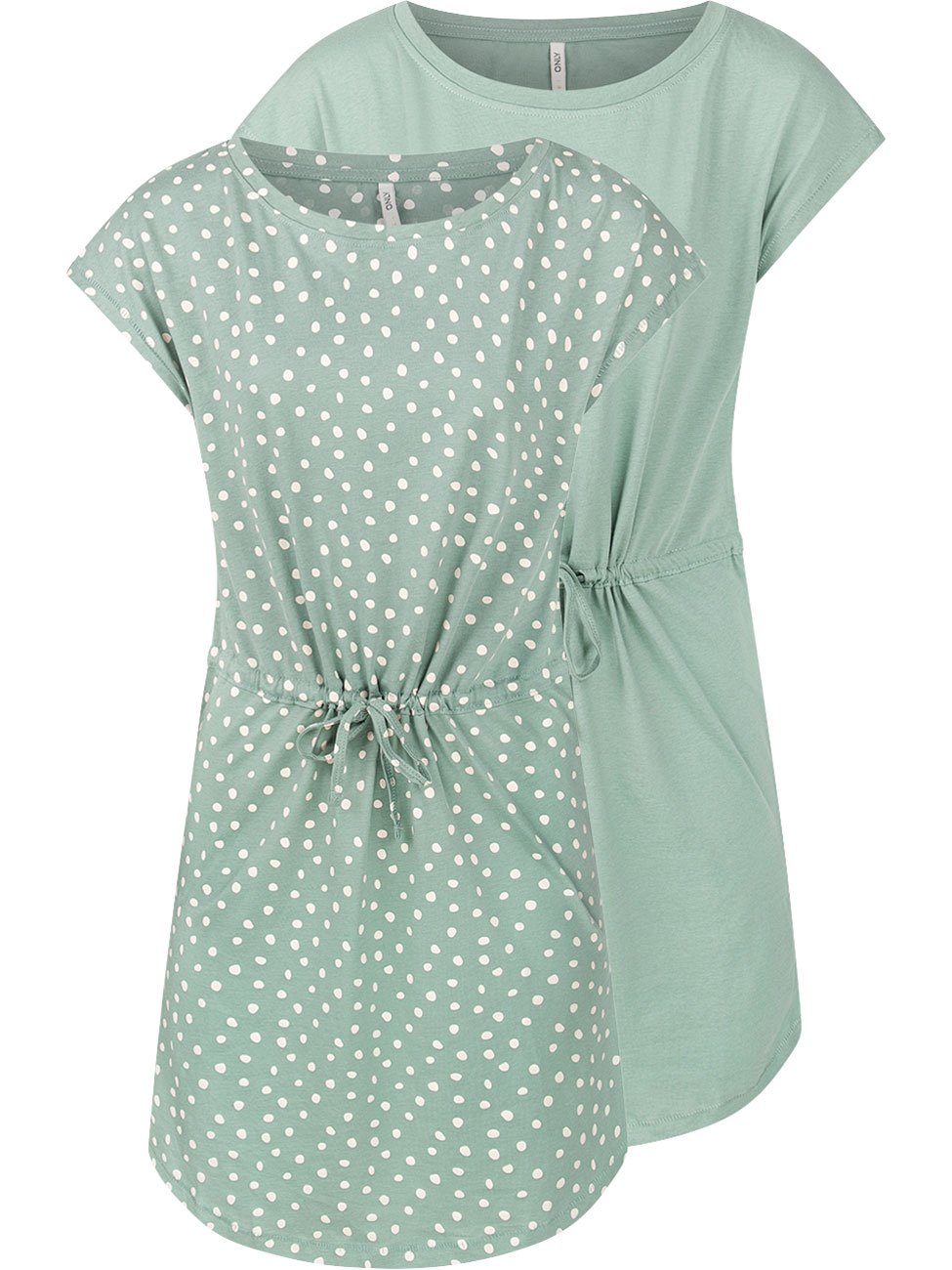 ONLY Sommerkleid Damen Mini Kleid onlMAY S/S Dress A-Linie aus 100% Baumwol günstig online kaufen