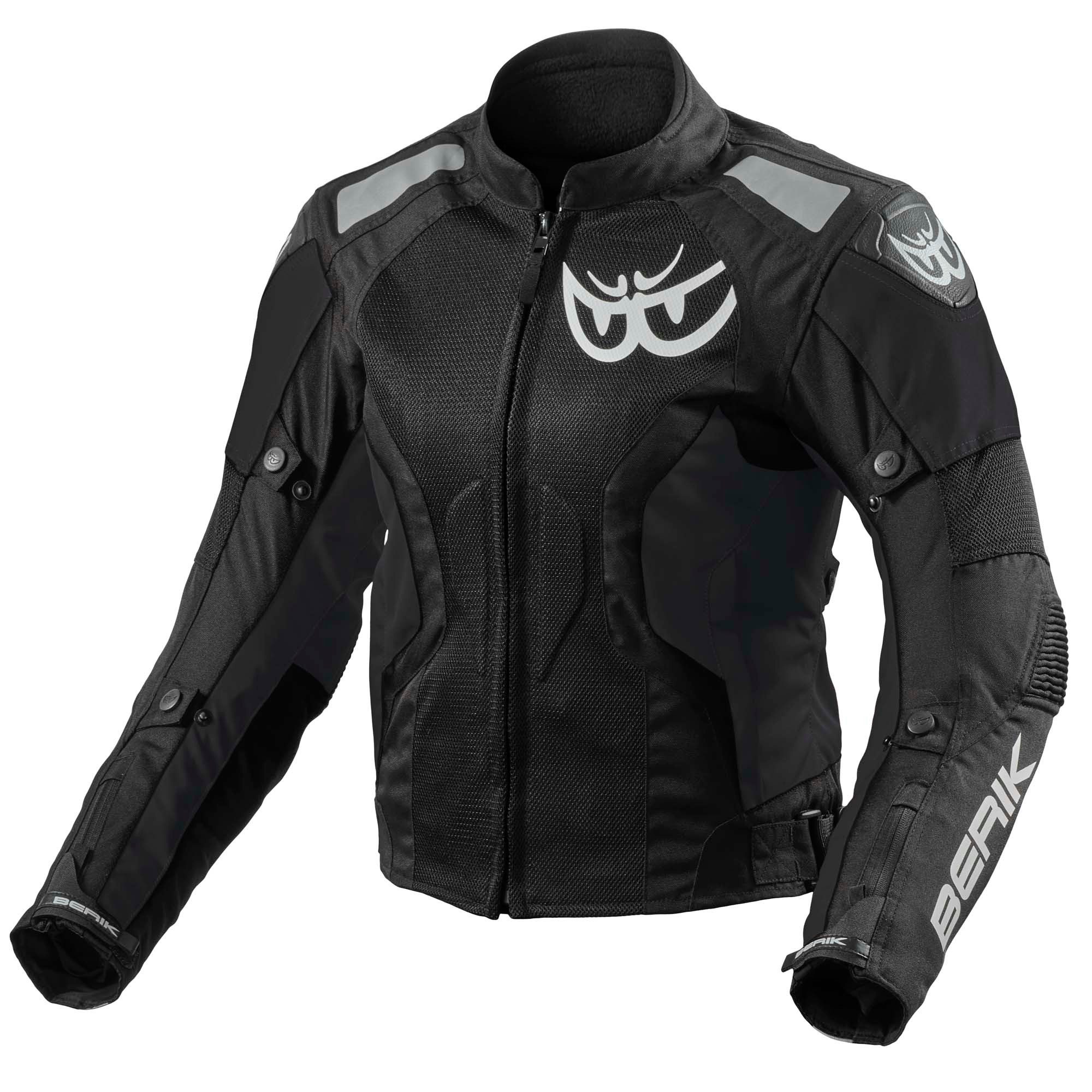 Berik Motorradjacke Vephe Damen Motorrad Textiljacke herausnehmbares Innenfutter