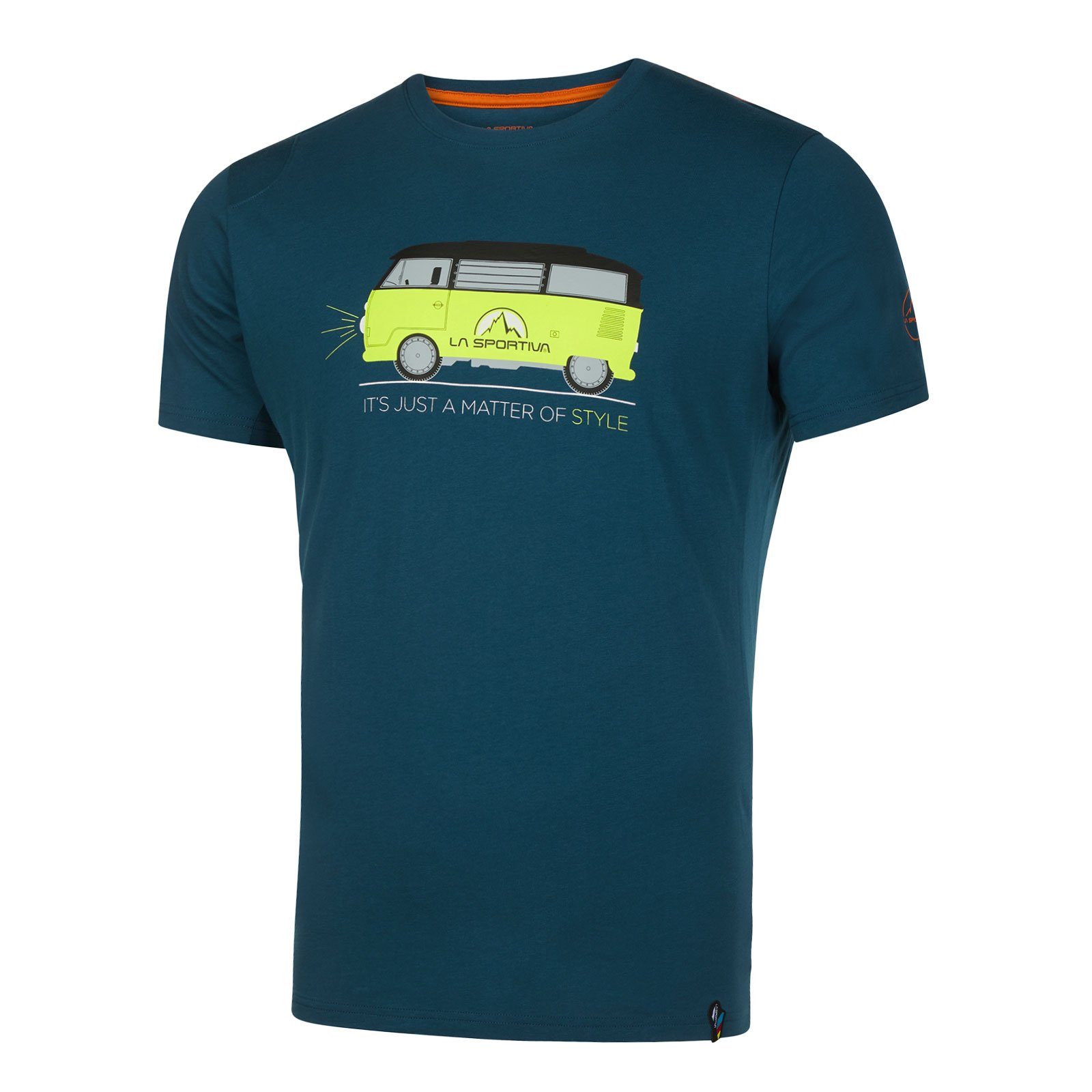 La Sportiva T-Shirt Van M aus 100% organischer Baumwolle 639639 storm blue | T-Shirts