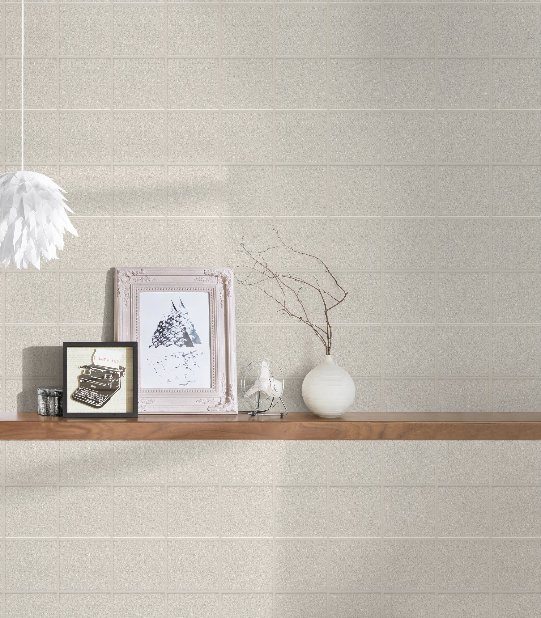 Vliestapete weiß wallpaper, A.S. Tapete Geometrisch Paper grafisch, Luxury Création Architects