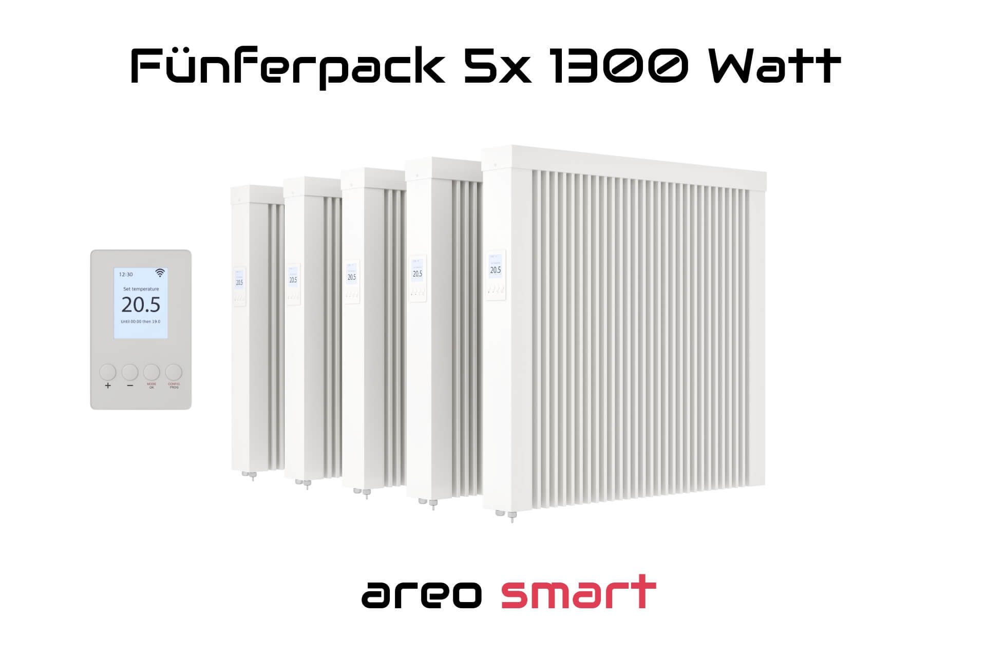 eVARMO Elektro-Heizkörper Paketset Flächenspeicherheizung areo smart günstig online kaufen