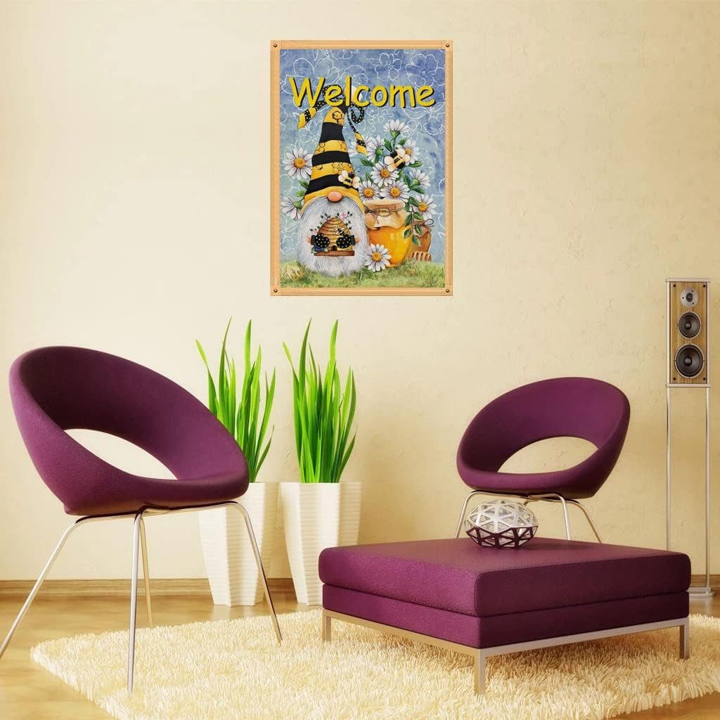 Lilingyu Malen nach Zahlen 5D Diamant Painting Bienenstock Set für kreative DIY-Dekoration. (DIY Diamant Painting Set für kreative Bastelprojekte., Inklusive HD-Leinwand (40x30 cm), runden Diamanten, Klebestift), Hohe Haftung, langlebig, brilliante Diamanten, stressabbauend.