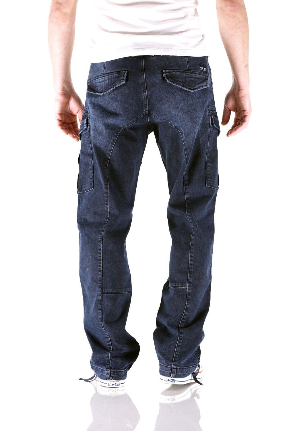 Big Seven Cargojeans Big Seven Brian Dark Ocean Cargo Herren Jeans – Bild 3 von 3
