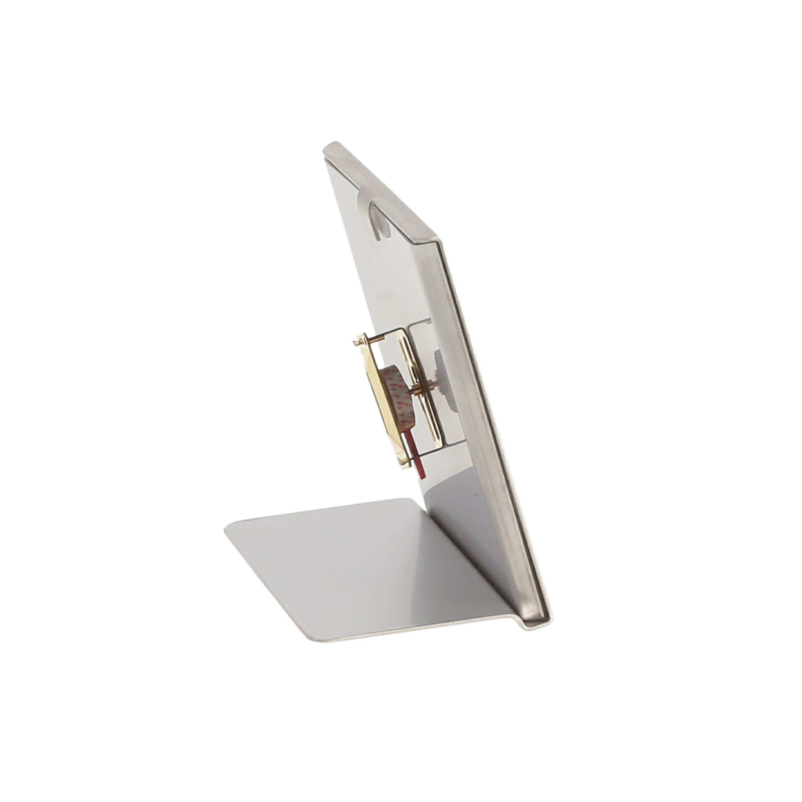 Lantelme Hygrometer Edelstahl mit Farbskala Innen Zimmer Luftfeuchtemesser Analog, (1-St), Deutsche Herstellung, zum Hinstellen