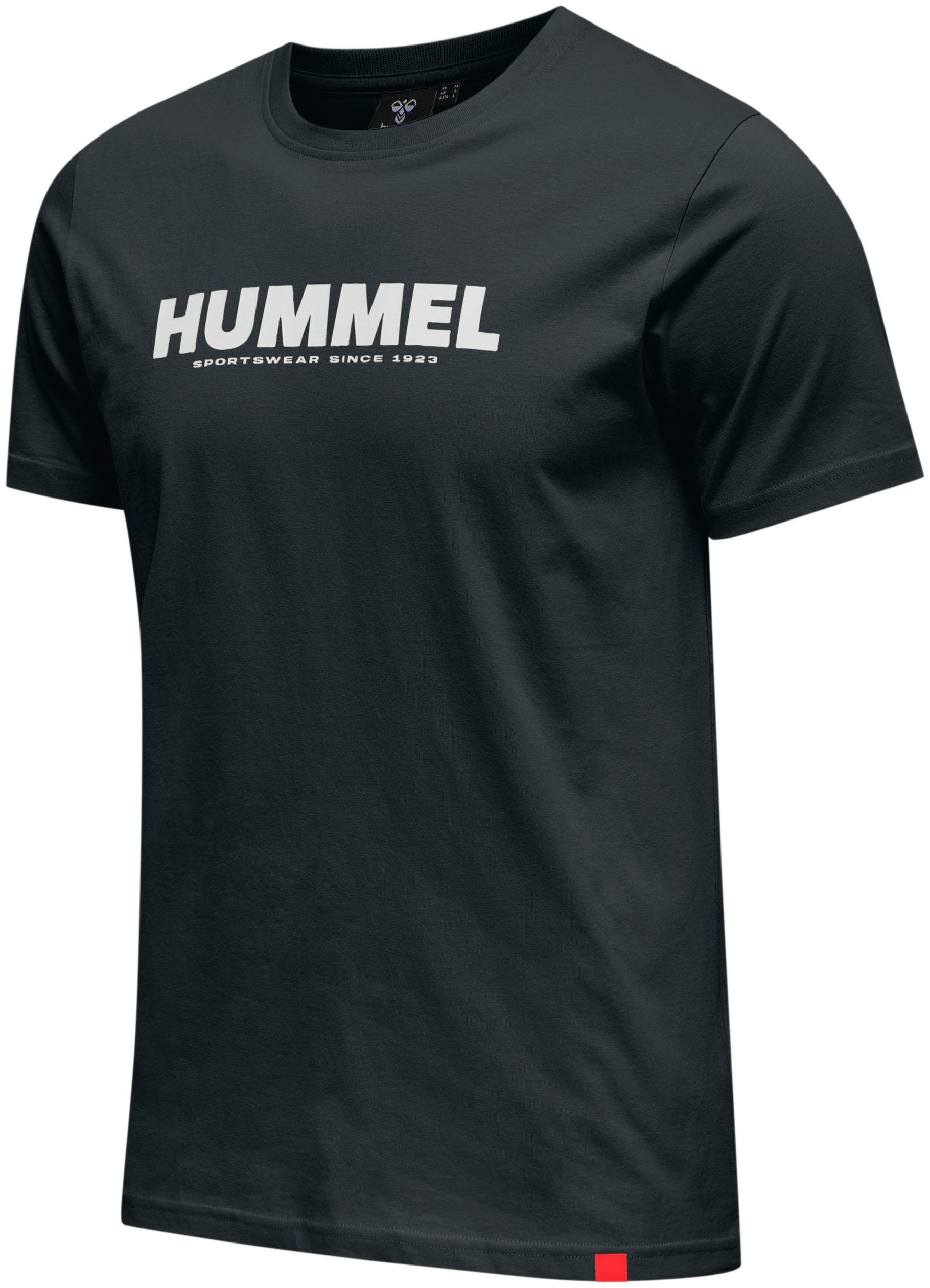 hummel Print Logo T-Shirt mit schwarz