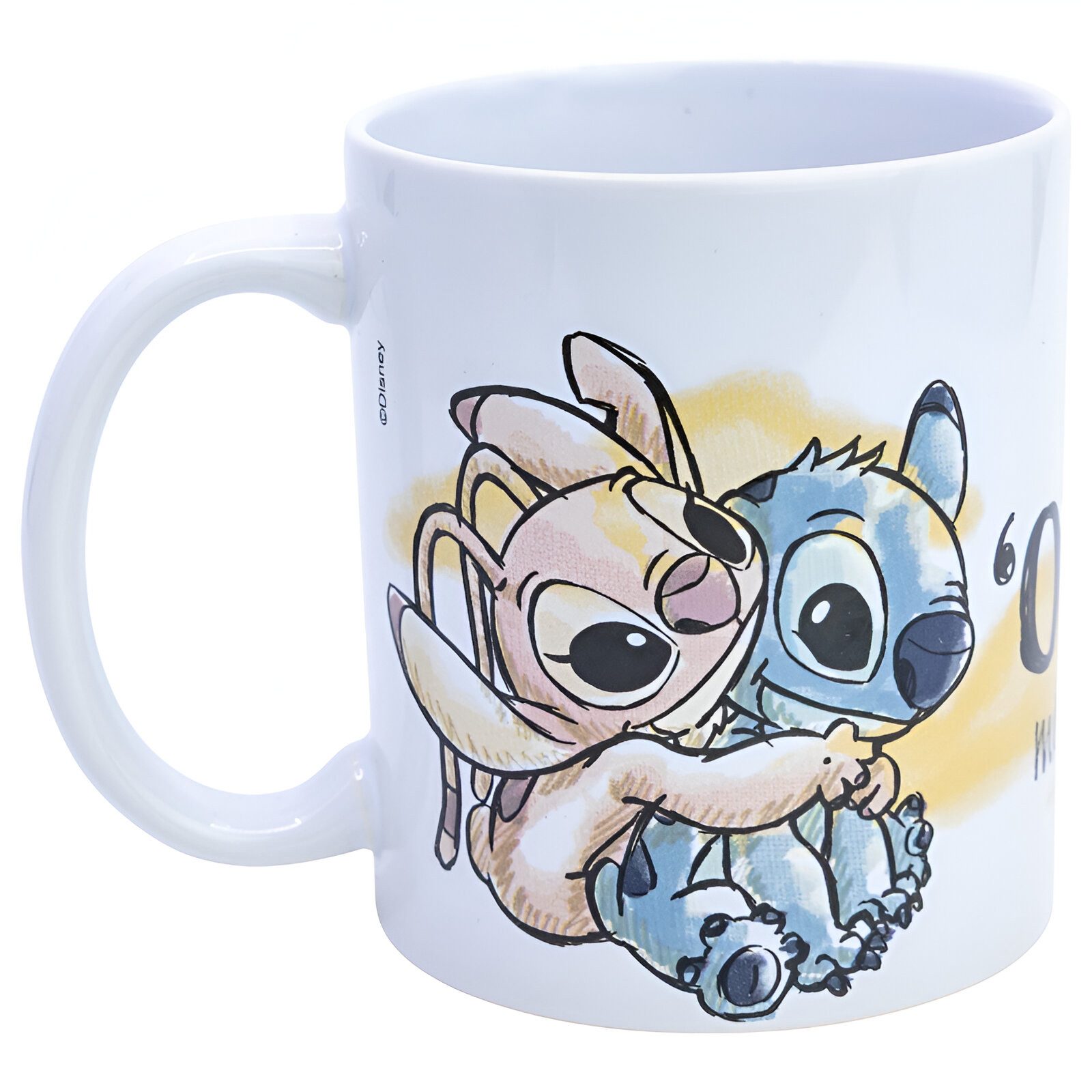 Disney Tasse Disney Lilo und Stitch Angel Teetasse Tasse Kaffeetasse 325 ml, Keramik