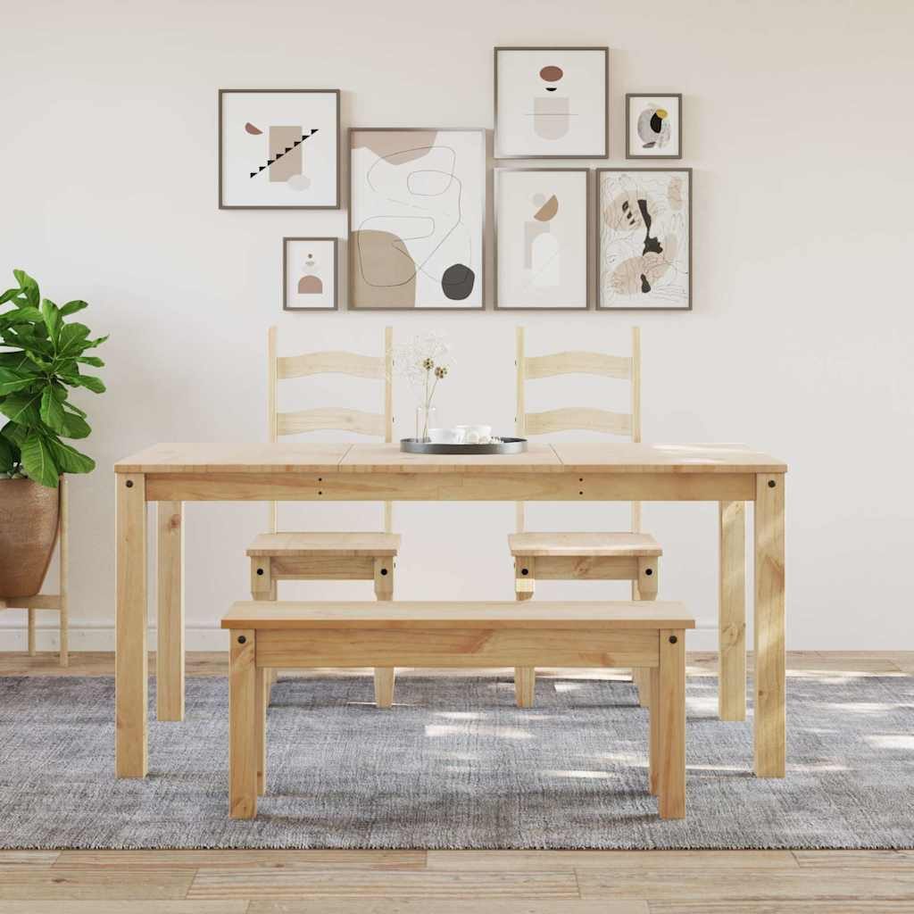 vidaXL Esstisch Esstisch PANAMA 160x80x75 cm Massivholz Kiefer (1-St)