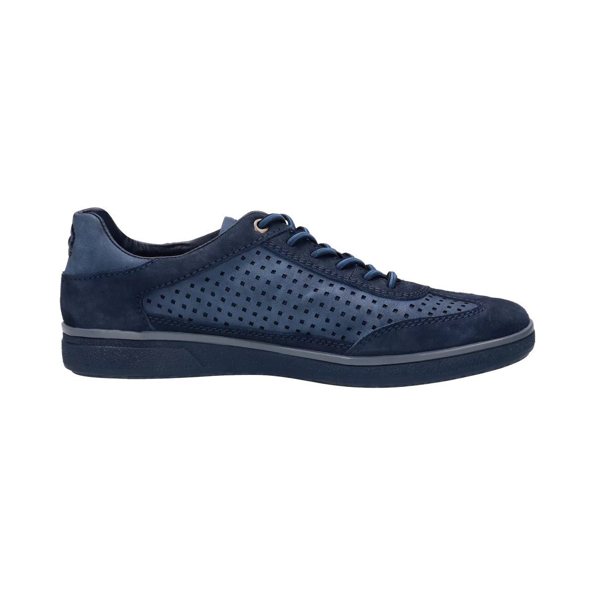 bugatti Carmelo - Veloursleder - blau Herren Sneaker