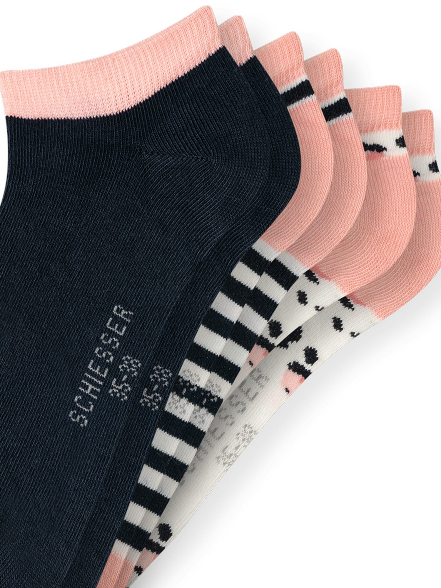 Schiesser Sneakersocken 'Leo&Stripes' (3-Paar) Stay Fresh Ausru¨stung