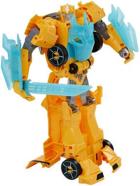 Hasbro Actionfigur Transformers Cyberverse Adventures Roll N’ Change Bumblebee, mit Licht- und Soundeffekten