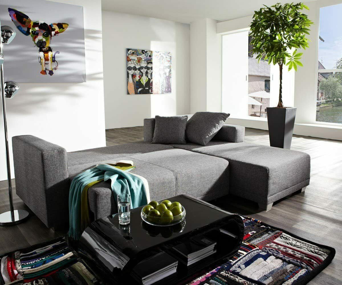 Polster in Sofa Wohnlandschaft, Europe Couch Form L JVmoebel Ecksofa Sofas Sofa Made