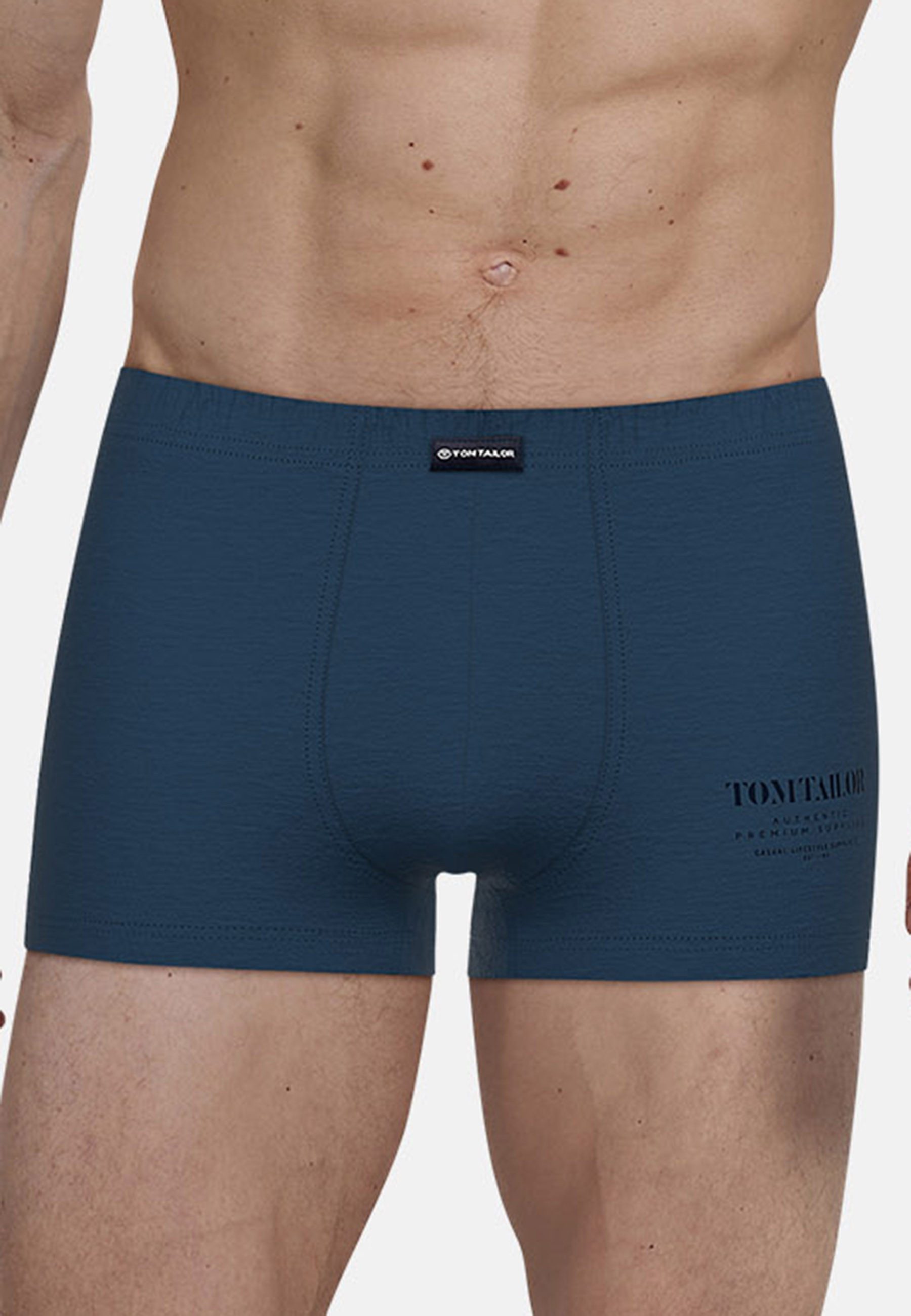 TOM TAILOR Boxershorts Milos basic, mit Logostickerei, mit Logodruck, eng, günstig online kaufen