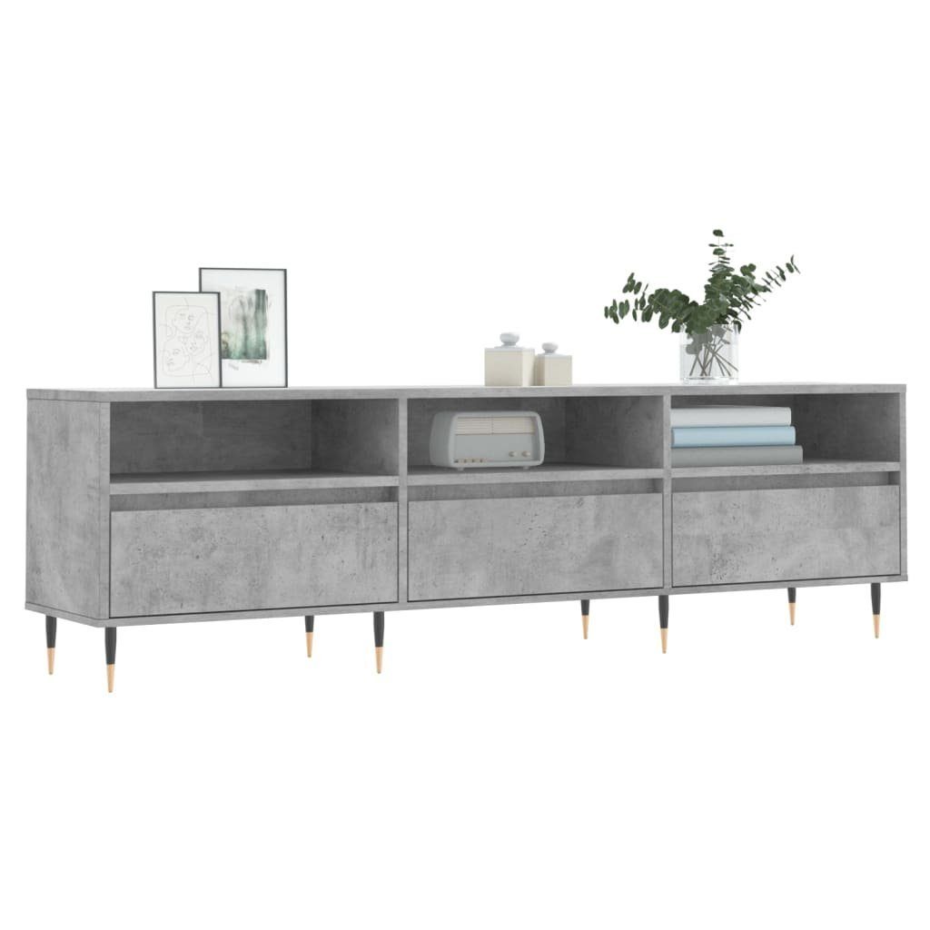 vidaXL TV-Schrank TV-Schrank Betongrau 150x30x44,5 cm günstig online kaufen