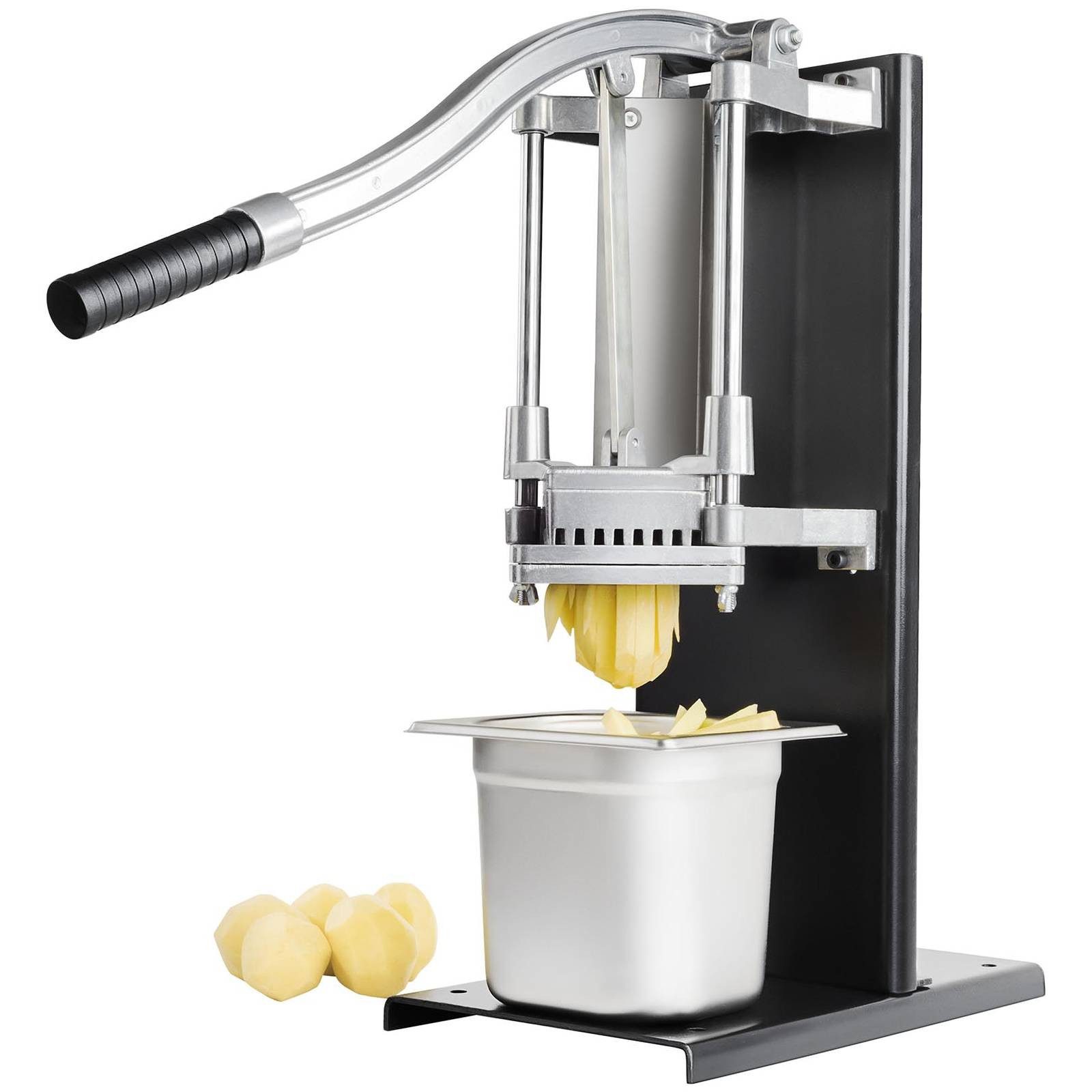 Royal Catering Gemüseschneider Multifunktionsschneider Pommesschneider Obstschneider 5 Messer