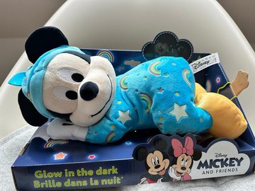 Disney Kuscheltier Mickey Mouse Kuscheltier Plüschtier 30 cm leuchtet im Dunkelen (1-St), Super weicher Plüsch Stofftier Kuscheltier für Kinder zum spielen