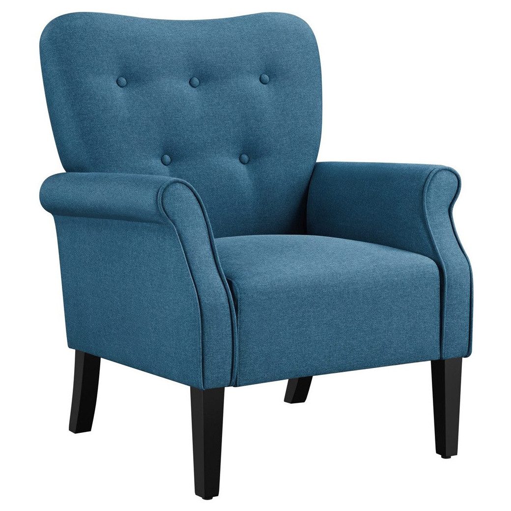 Yaheetech Ohrensessel, Relaxsessel Loungesessel Cocktailsessel mit Holzbein günstig online kaufen