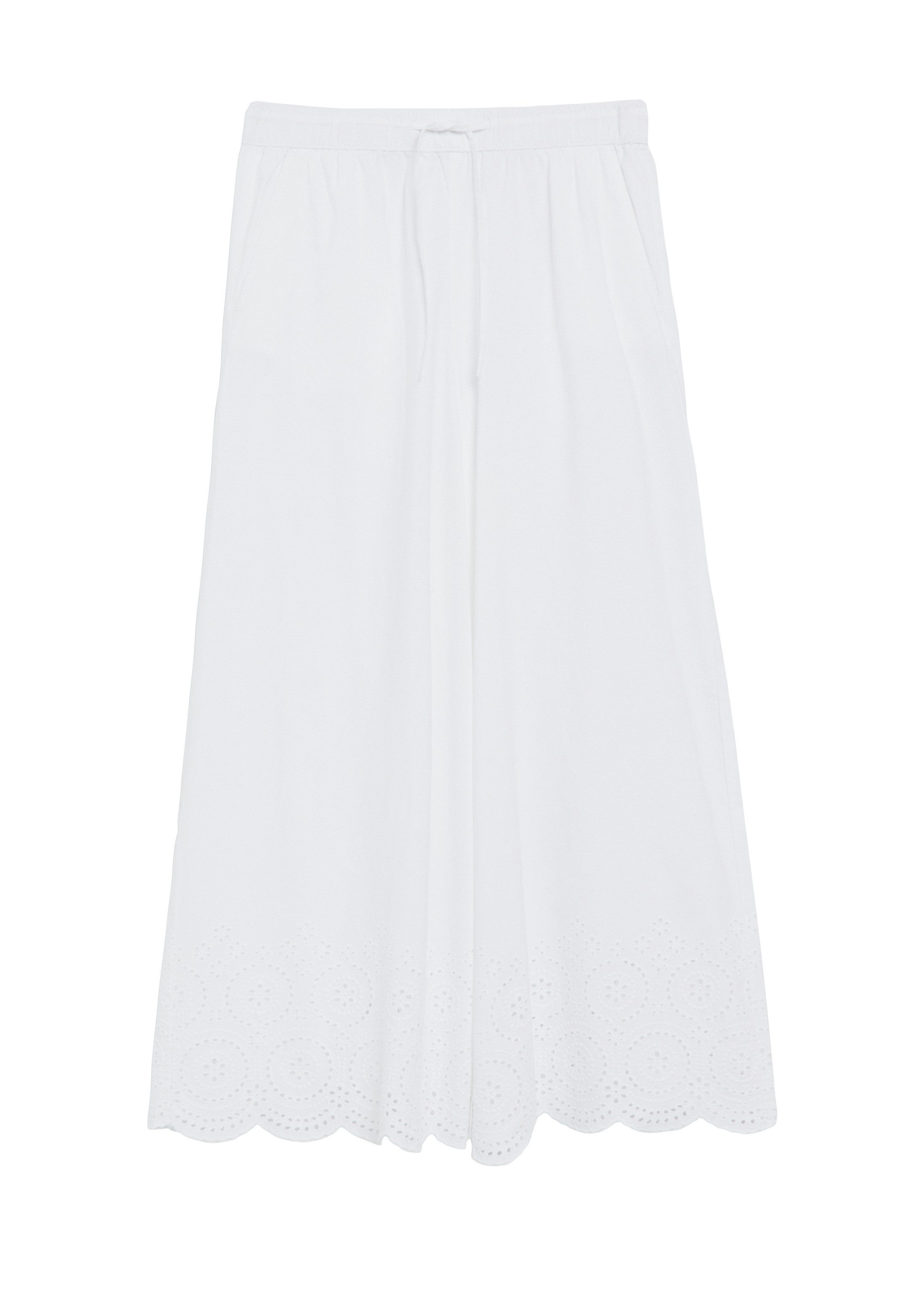 s.Oliver Culotte Hose Baumwollculotte mit Lochstickerei