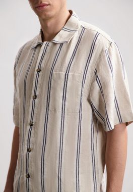 Dstrezzed Kurzarmhemd - Leinenhemd kurzarm - Saul Shirt Linen Stripe - DS_Saul Shirt