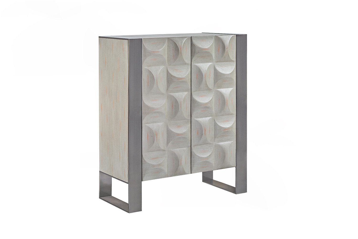 KAWOLA Highboard, 2 Türen Ulme grau günstig online kaufen