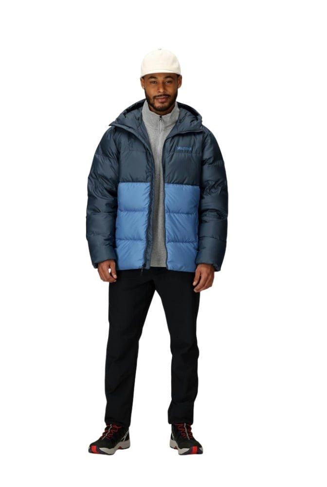 Marmot Winterjacke Winter-Daunenjacke Guides Down Hoody 2025 (wärmend dank Daunenfüllung)