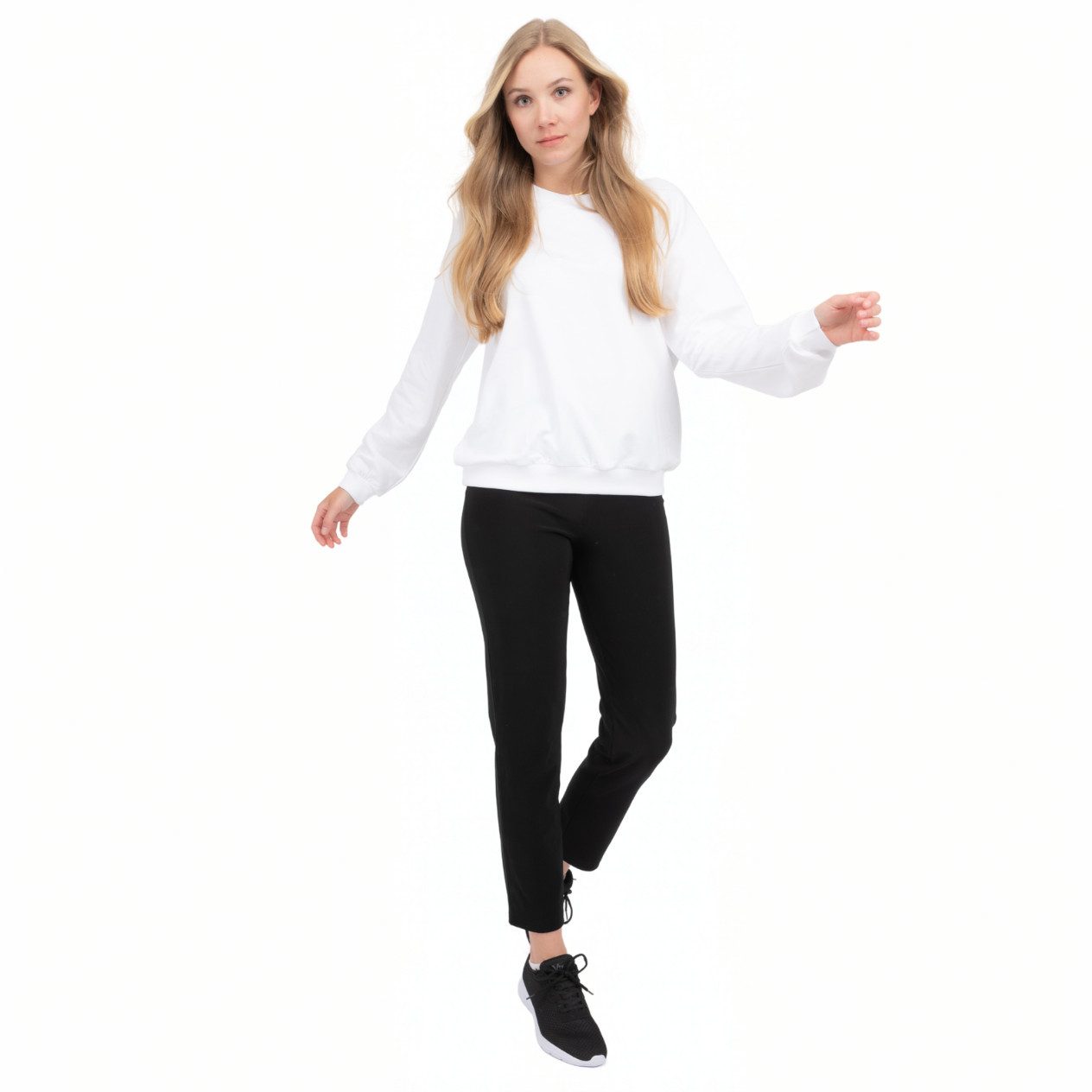 maracujaaa Stretch-Hose 70000 GRETA HIGH WAIST figurforment mit elastischem Bund