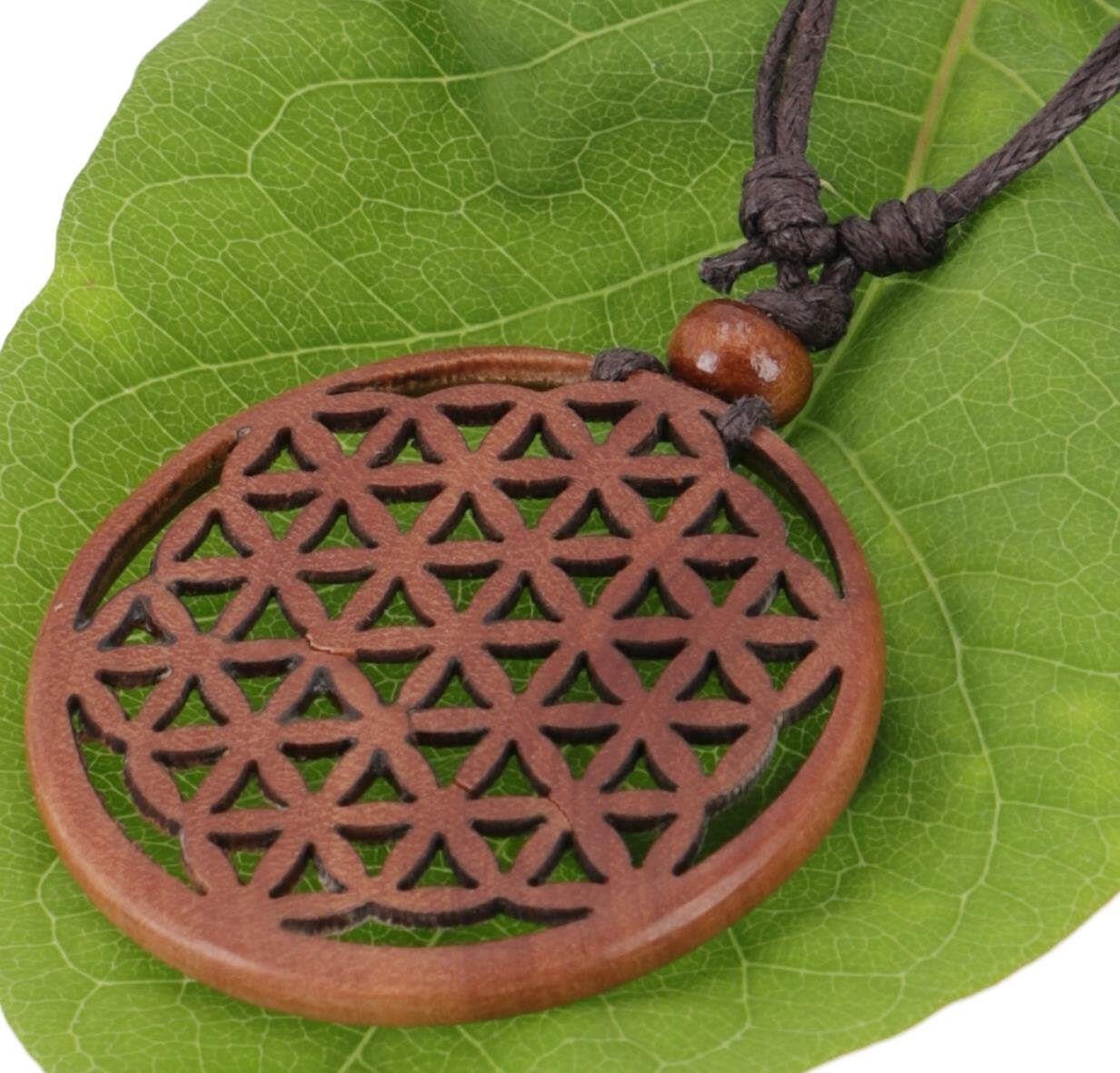 Guru-Shop Perlenkette Ethno Holzschmuck, Halskette, Surferkette günstig online kaufen