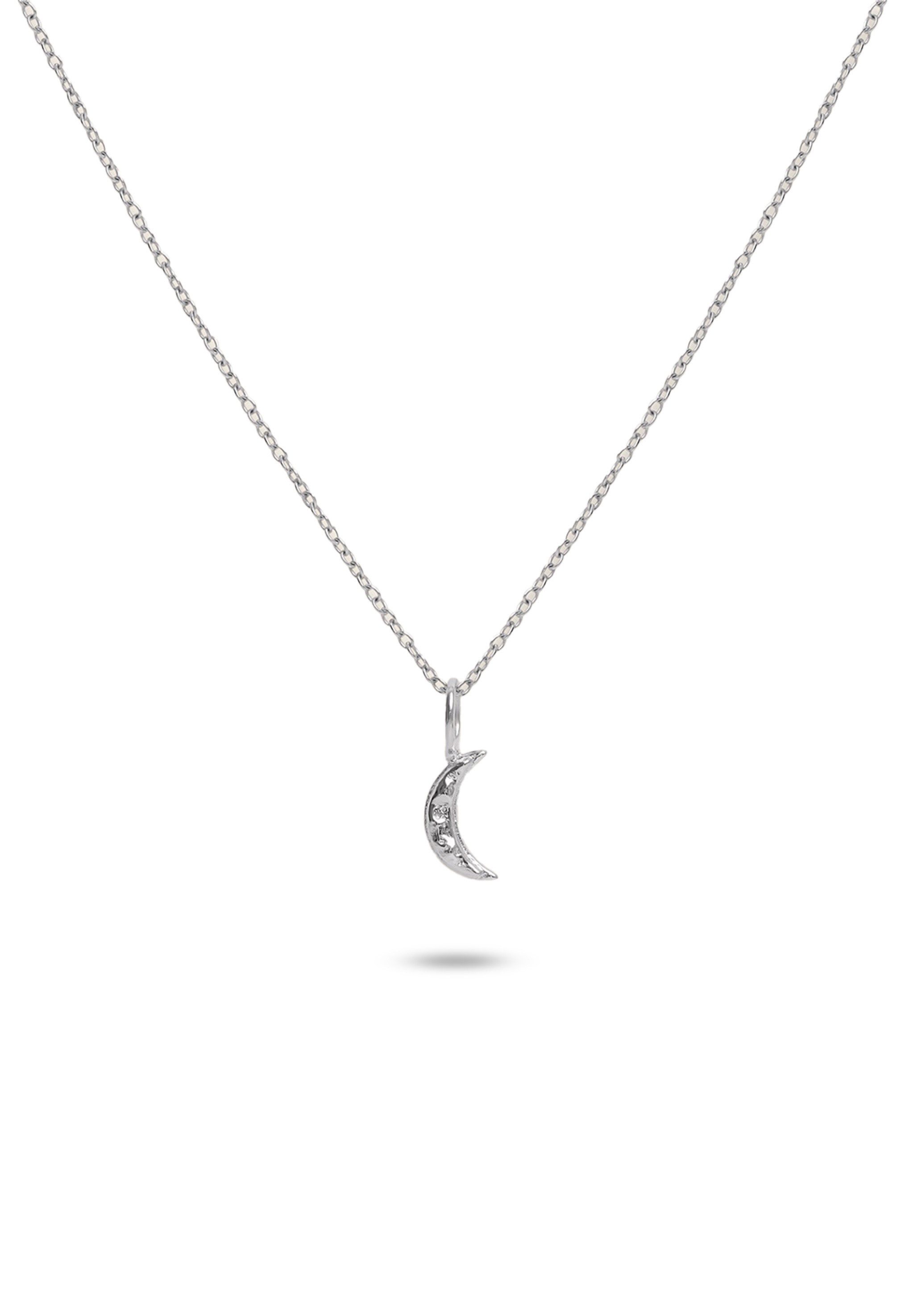 Stilnest Kette mit Anhänger Lunar Eclipse 925 Sterling Silber
