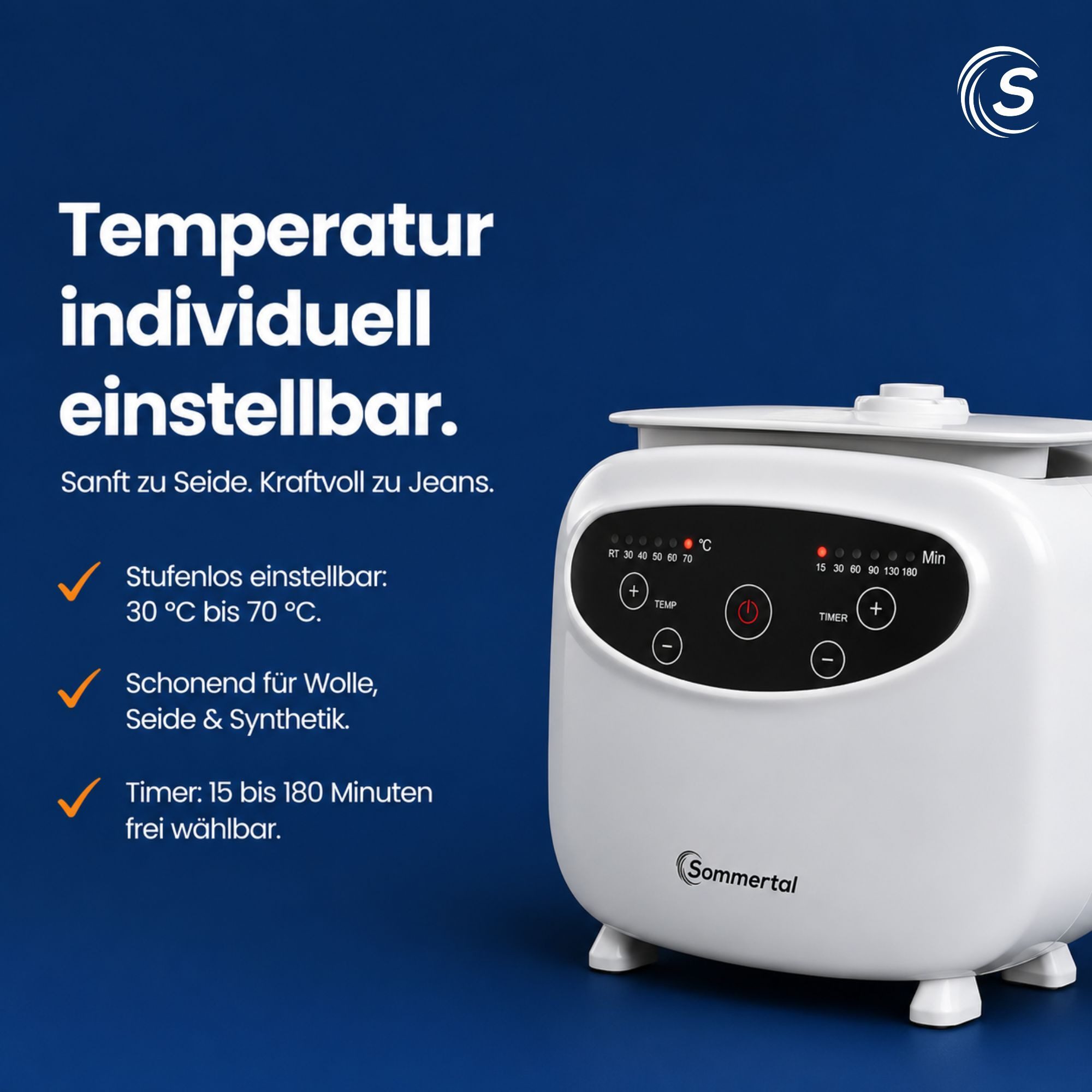 Sommertal Bügelsystem Sommertal Bügelpuppe Gentleman – Hemdenbügler & Bügelmaschine, für Hemden, Blusen, T-Shirts, Hosen – Bügelautomat