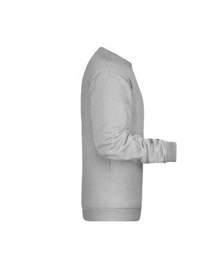 James & Nicholson Sweatshirt Klassisches Rundhals Sweatshirt für Herren JN794 Sweat-Qualität mit angerauter Innenseite, wärmend und tragefreundlich