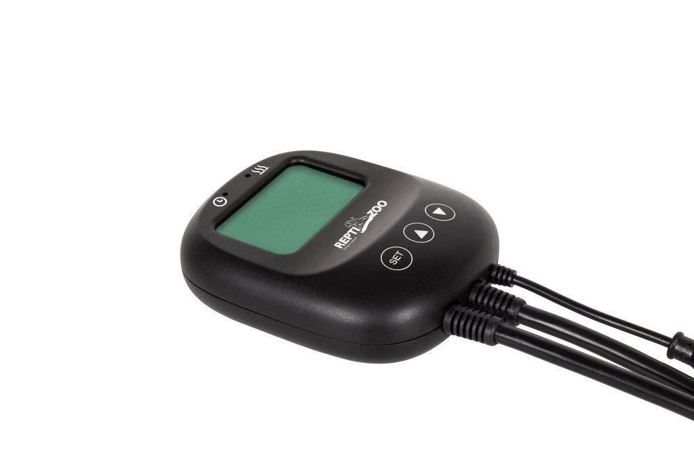 ReptiZoo Terrarium-Klimasteuerung ReptiZoo Thermostat mit Intervall Timer (THC20) -zwei- Anschlüsse W, 1-St.