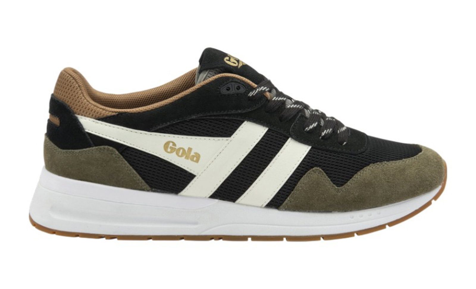Gola Delta 2026 schwarz/khaki/off white Herren Sneaker