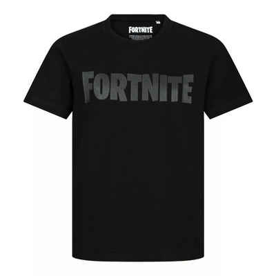 Fortnite Print-Shirt Gamer Fortnite Jungen Kurzarm T-Shirt Shirt 100% Baumwolle, Gr. 140 bis 176