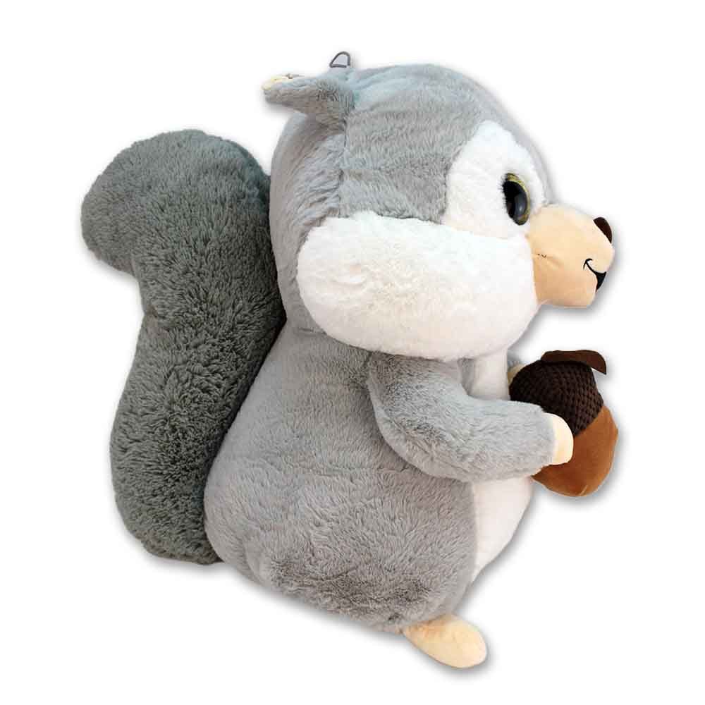 Landahl & Baumann Kuscheltier Eichhörnchen Kuscheltier – 50 cm – Mit Plüsch-Nuss & Schlaufe