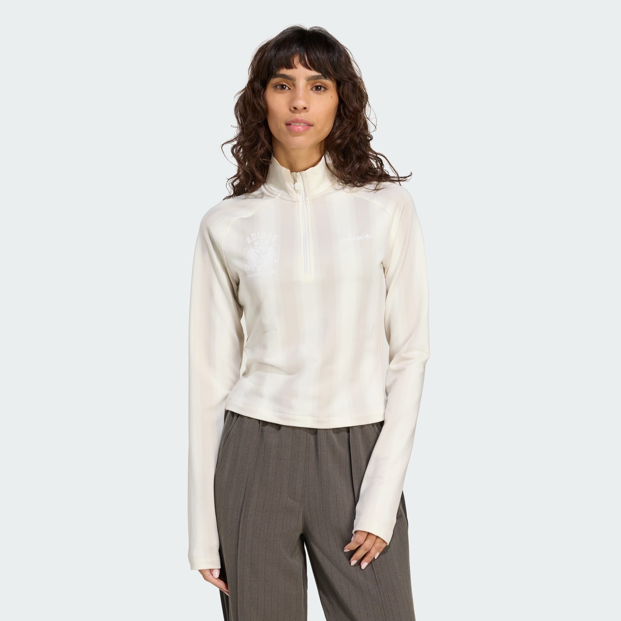 adidas Originals Lauftop HALF-ZIP GRAPHIC FOOTBALL LONGSLEEVE (1-tlg) günstig online kaufen