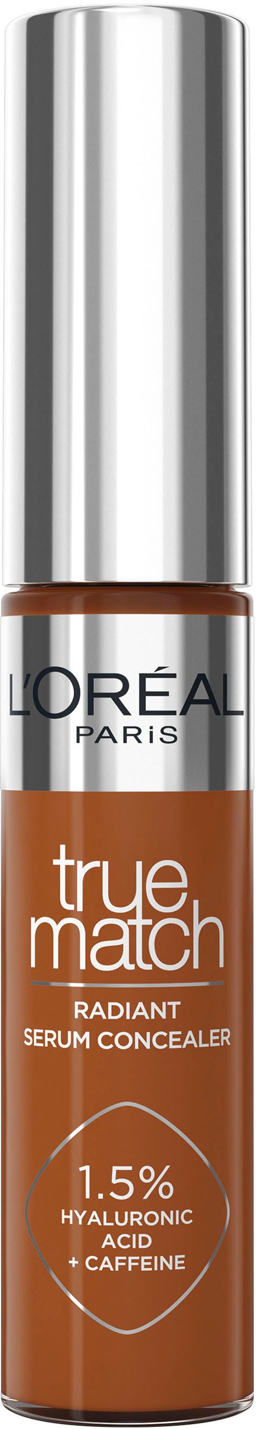 L'ORÉAL PARIS Concealer TRUE MATCH RADIANT SERUM CONCEALER, für alle Hauttypen, flüssige Textur, leichte Deckkraft