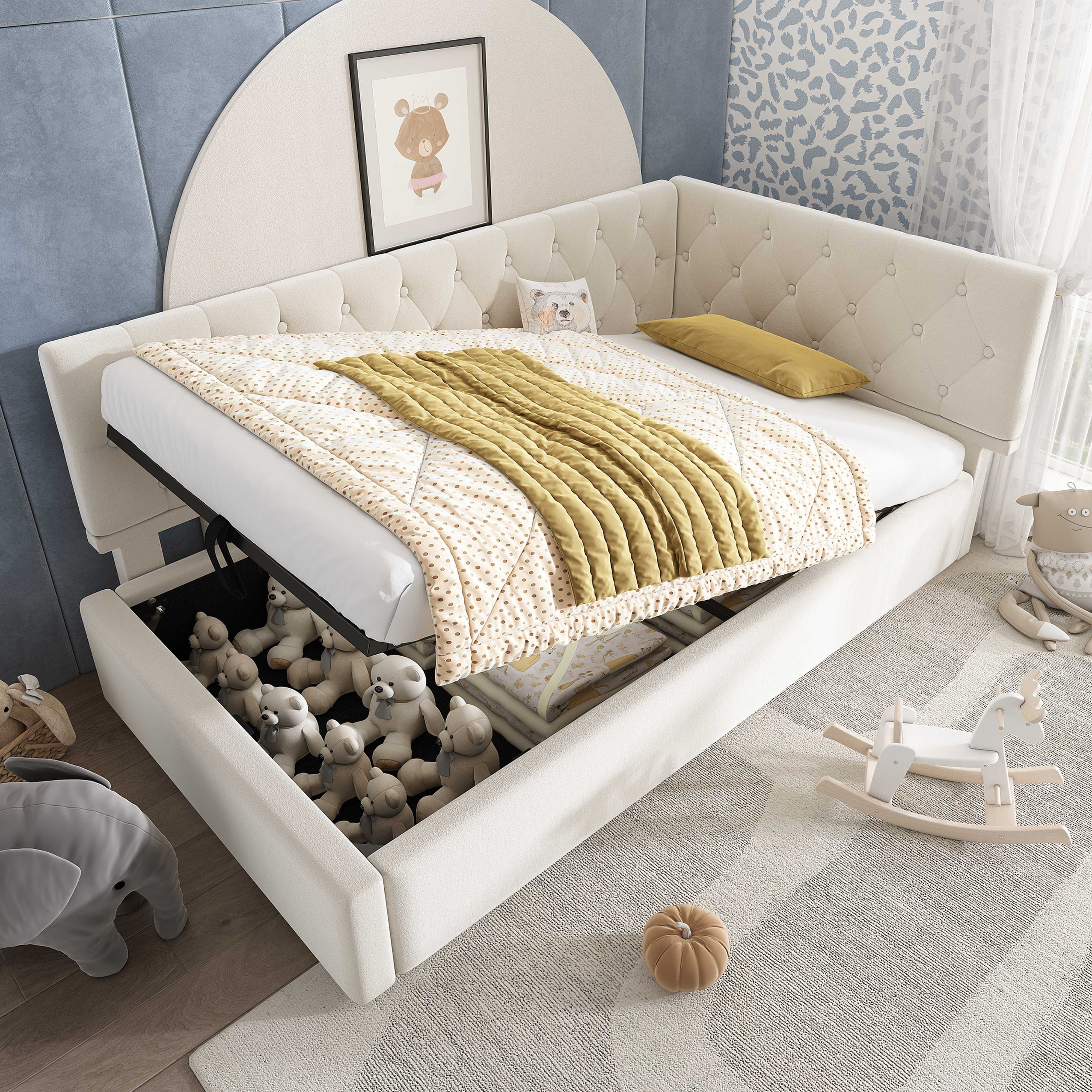 BlingBin Einzelbett Polsterbett Tagesbett Daybett Kinderbett günstig online kaufen