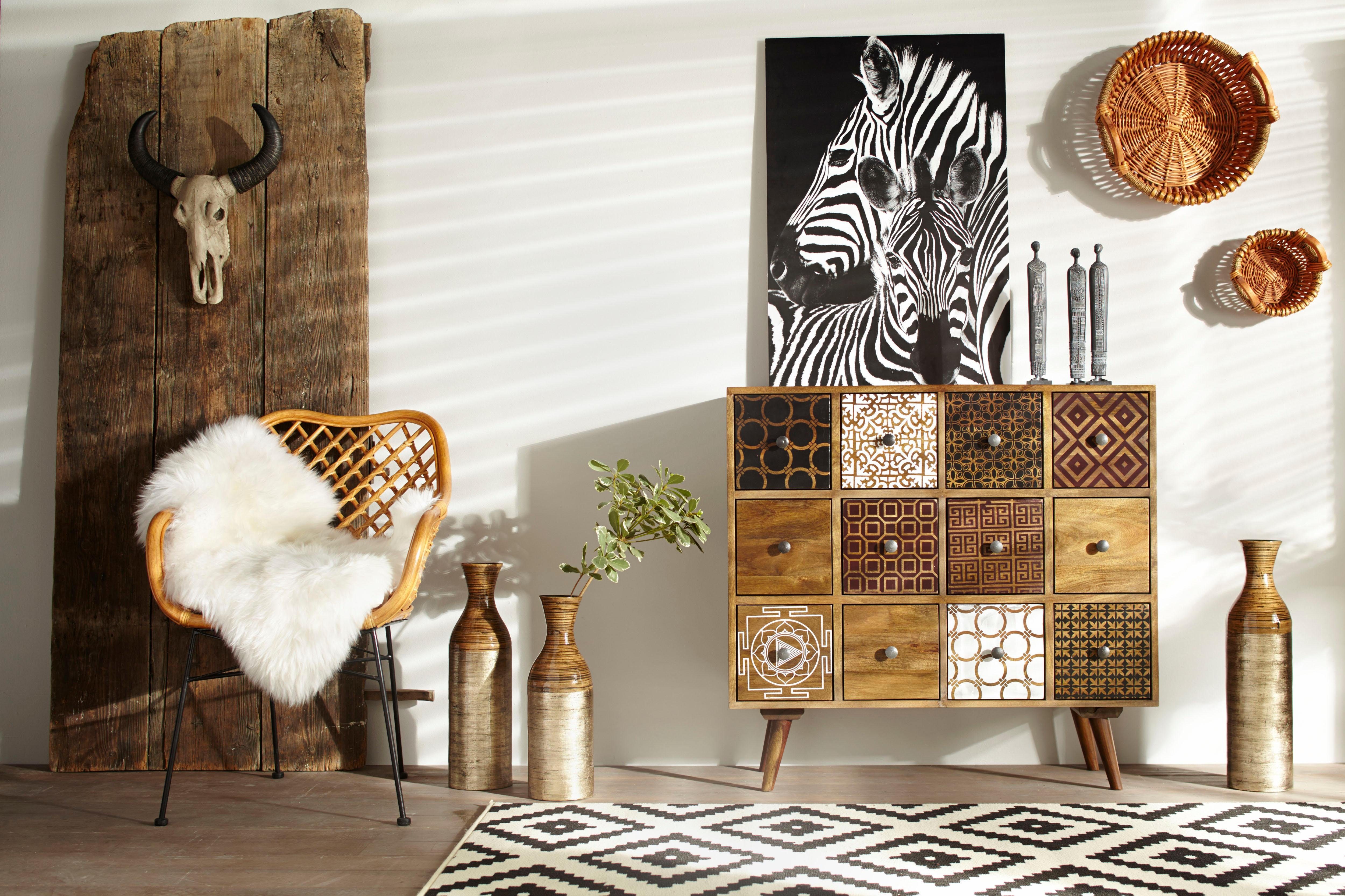 Home affaire Rattanstuhl (1 St), ohne Sitzkissen