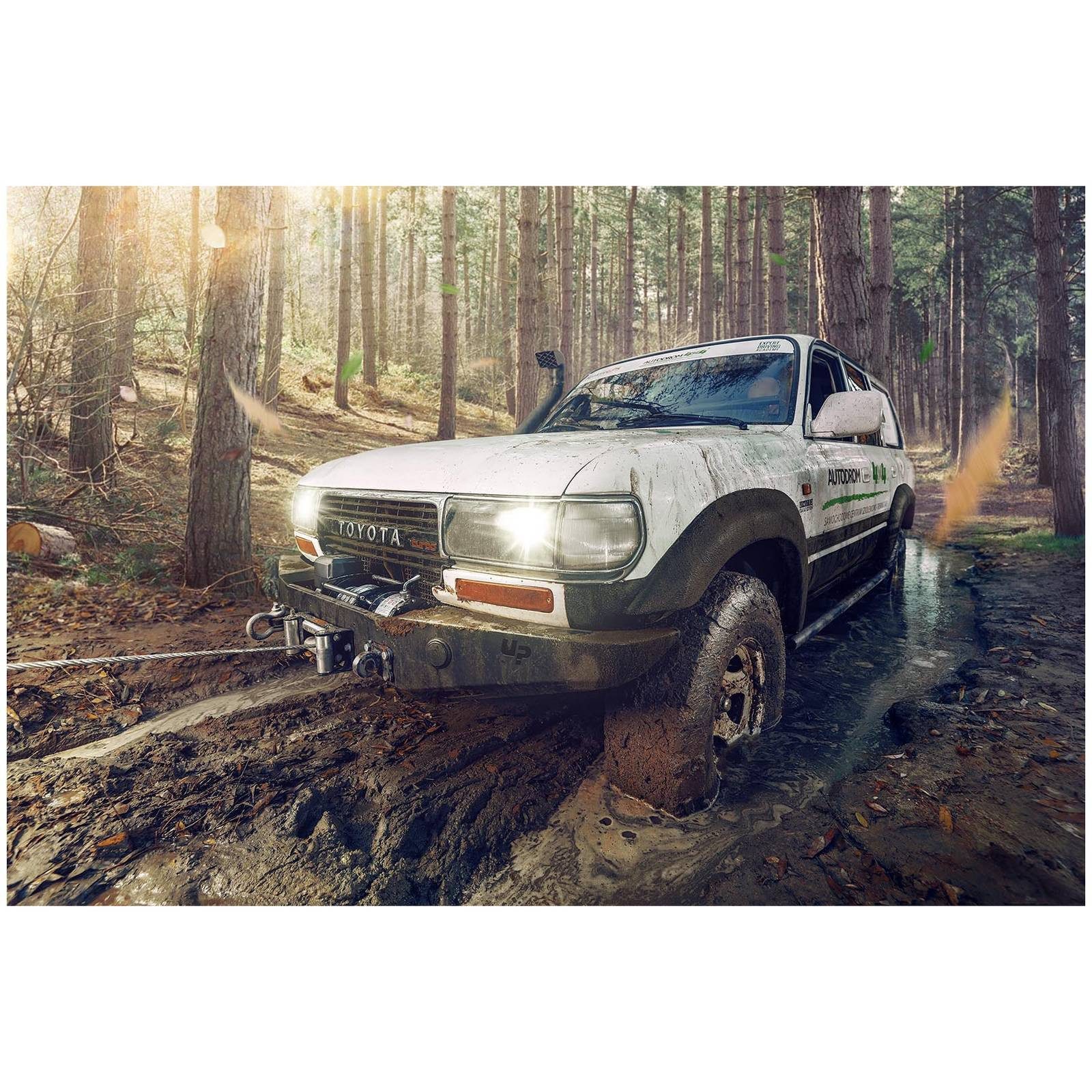 MSW Seilwinde 4310 kg 12 V Elektrische Seilzug Offroad Motorwinde