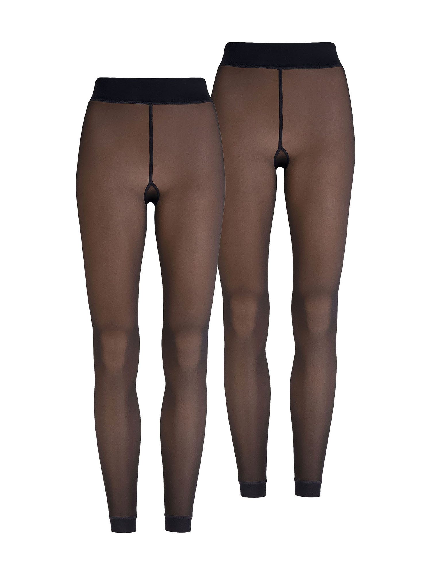 Nur Die Leggings Warm & Transparent (2-tlg) Tights, Stretchhose, Sportleggi günstig online kaufen