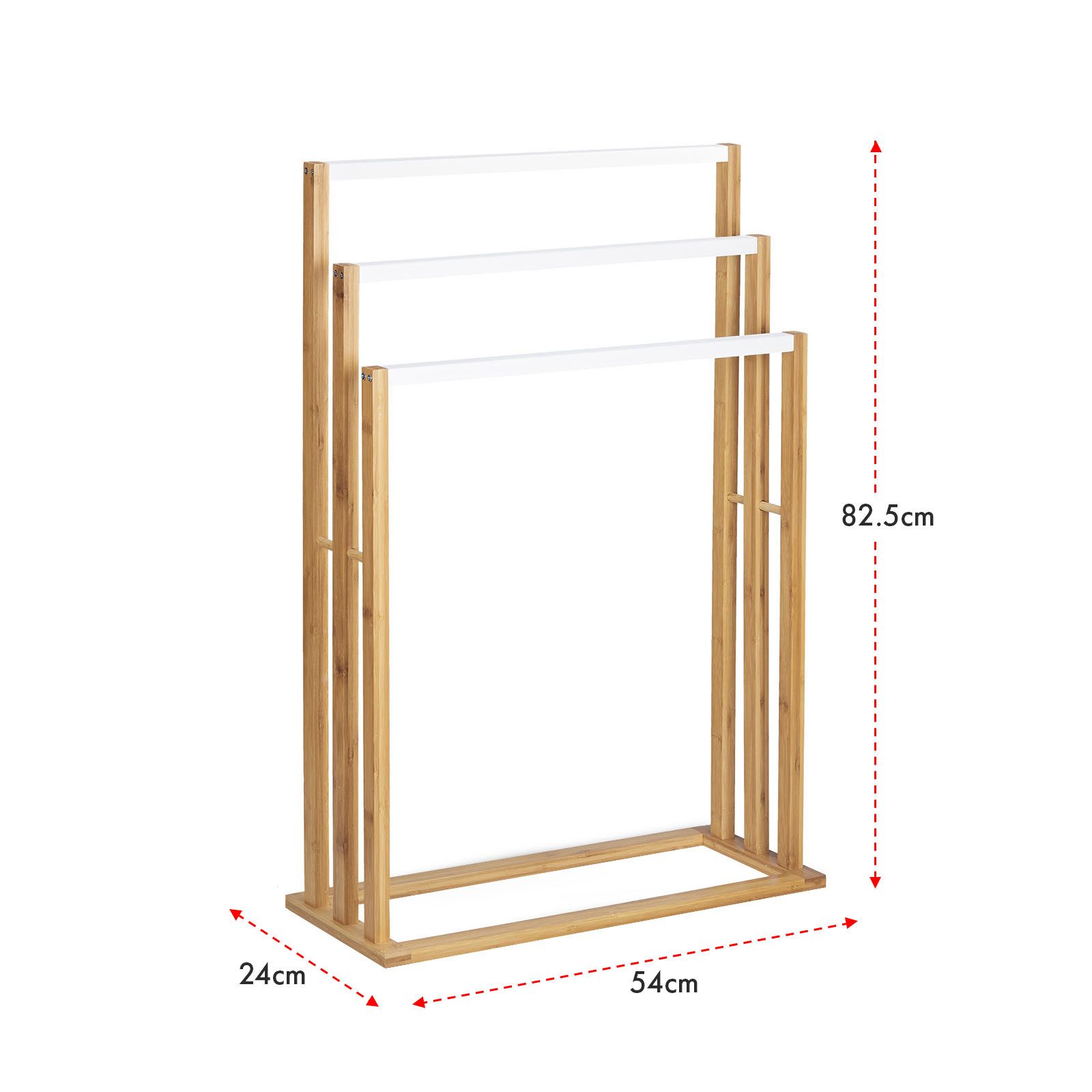 Kubus Handtuchständer Bambus-Handtuchhalter Adaptiva, Langlebige Konstrukti günstig online kaufen
