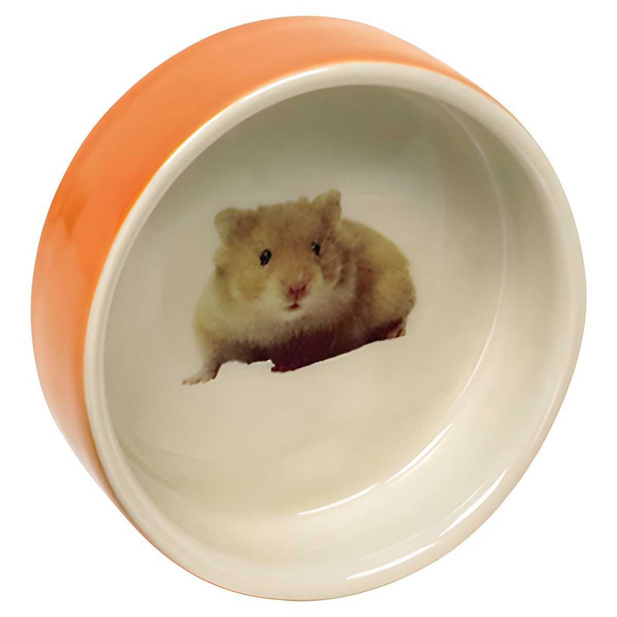 Nobby Futternapf Hamster Keramikschale orange