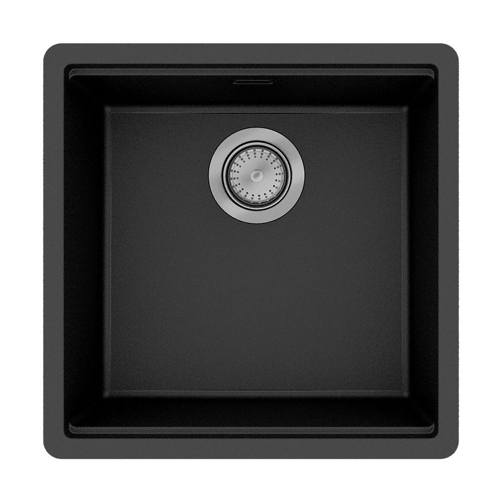 hansgrohe Granitspüle hansgrohe S530-F400 Handbedienung graphitschwarz, 44,5/445 cm