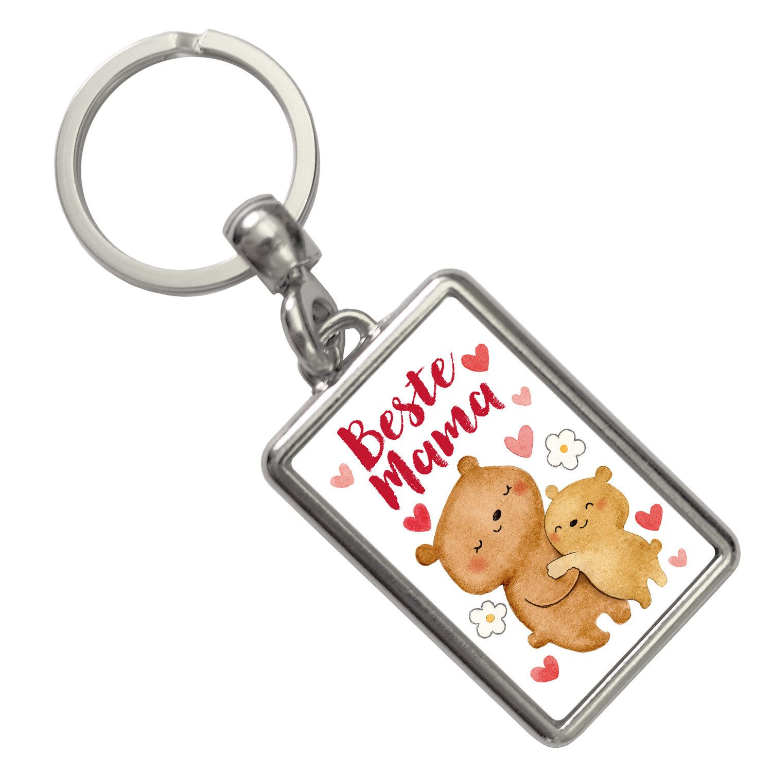 speecheese Schlüsselanhänger Bären Mutter und Kind Schlüsselanhänger mit Sp günstig online kaufen