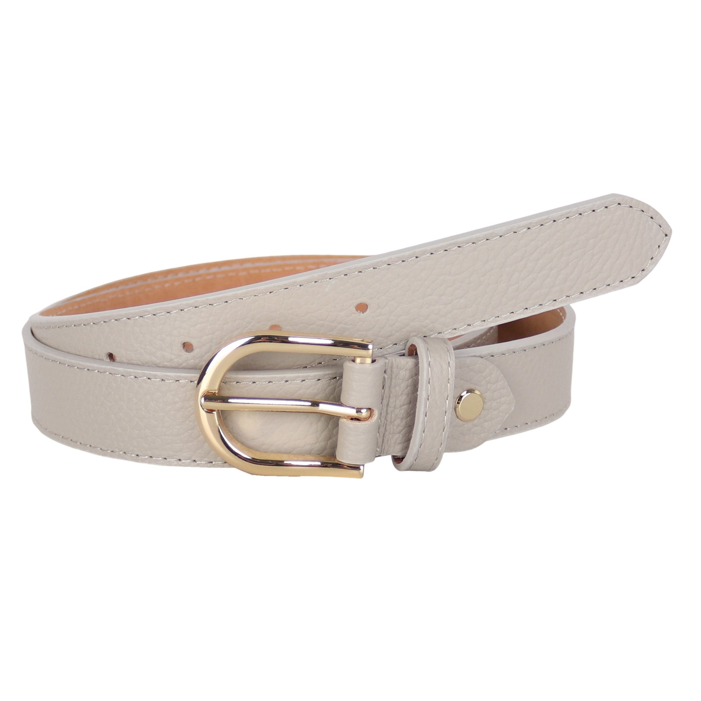 MIRROSI Ledergürtel Damen Herren Gürtel, Made in Italy, 3cm breit (Passt fast zu jeder Hosenschlaufe, aus Echtem Leder)