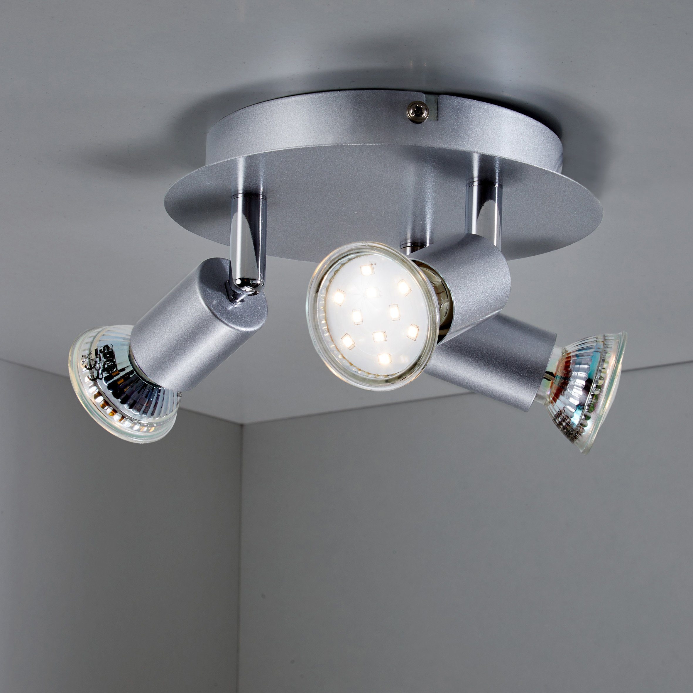 B.K.Licht LED Deckenspots Lunis 3, LED günstig online kaufen