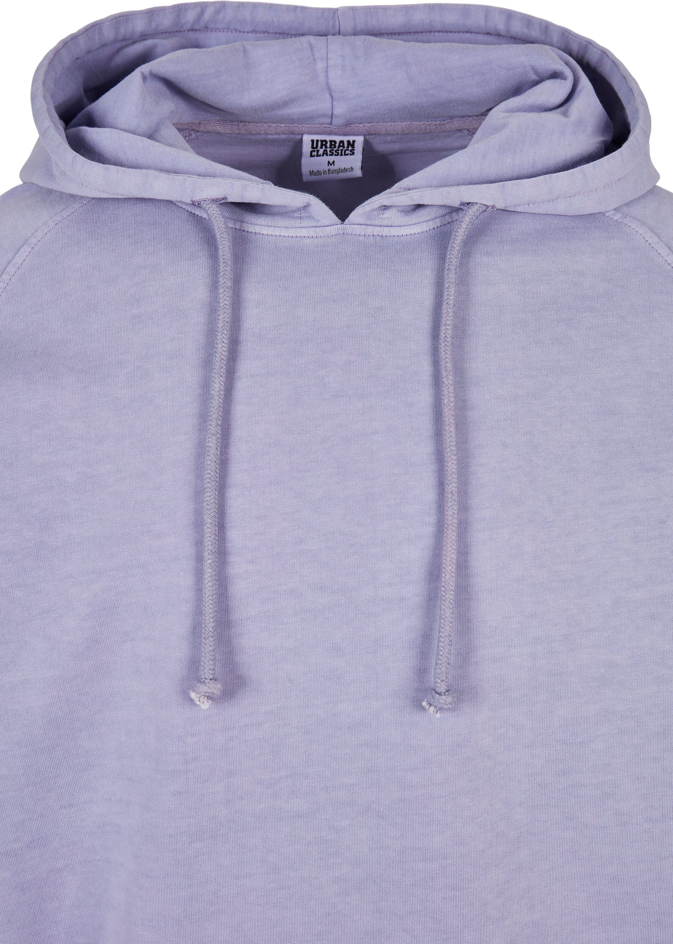 URBAN CLASSICS Sweater Herren Overdyed (1-tlg) lavender Hoody