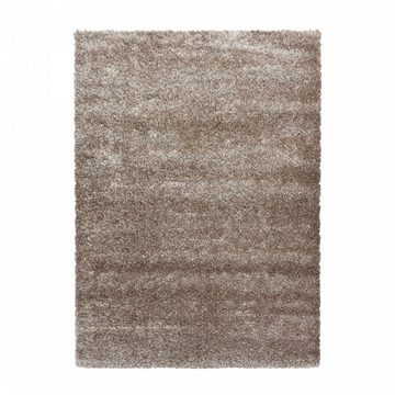 Hochflor-Teppich, Homtex, 60 x 110 cm, Einfarbig Hochflor Teppich, Flauschiger Langflor Shaggy Teppich