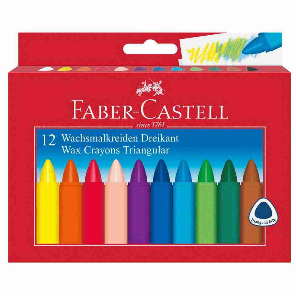 Wachsmalstift FABER-CASTELL Triangular Wachsmalstifte