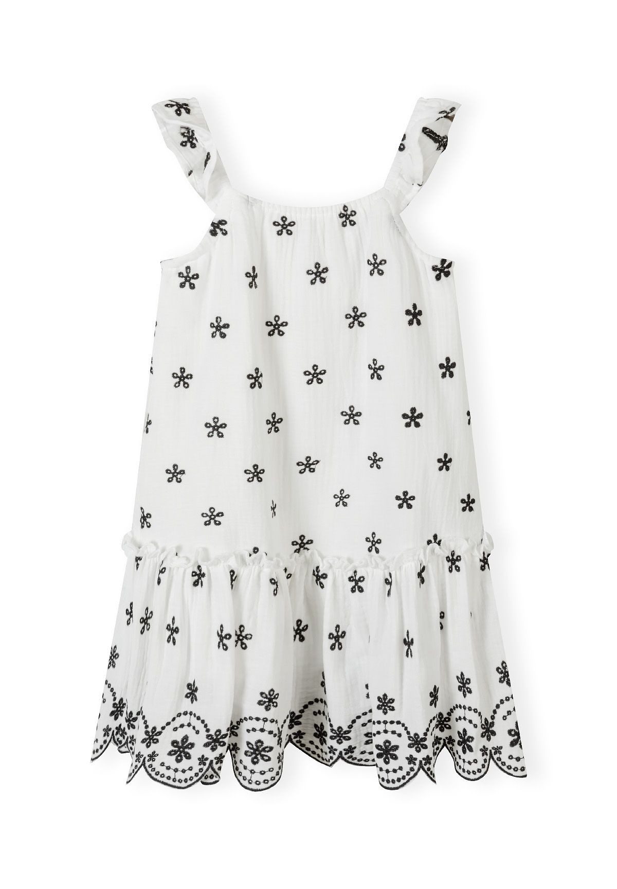 MINOTI Midikleid Trägerloses Kleid mit englischer günstig online kaufen